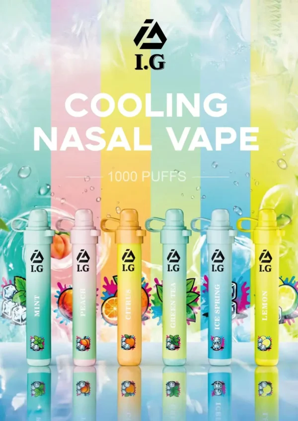 【台灣現貨】I.G 夏威夷 1000口 鼻吸薄荷棒 雙頭清涼 爆款熱銷 秒發免運