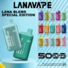 【口感天花板】LANA 5000口拋棄式電子煙 擊喉感扎實 細膩絲滑顏值頂配 現貨免運