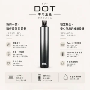 ChatGPT Image 2026年8月22日 下午06_19_24 DOT switch 佩特里專用主機 550mAh|話題爆款電力天花板 Type-C快充與穩壓不燒焦 現貨必收