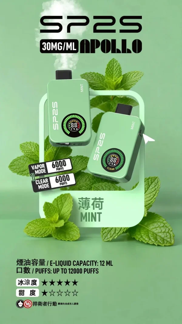 SP2S 12000口拋棄式主機｜30mg 順暢擊喉 650mAh 支援 Type-C 扎實手感 台灣現貨